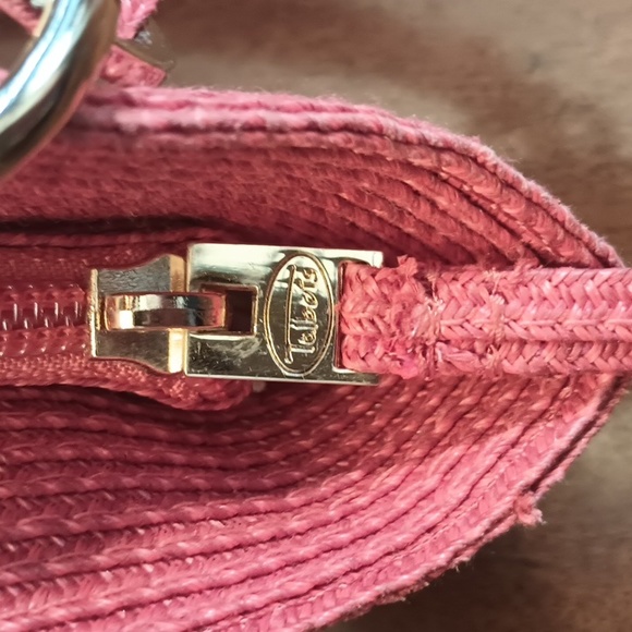 Talbot's Straw Shoulder Bag, Apricot - Picture 5 of 6